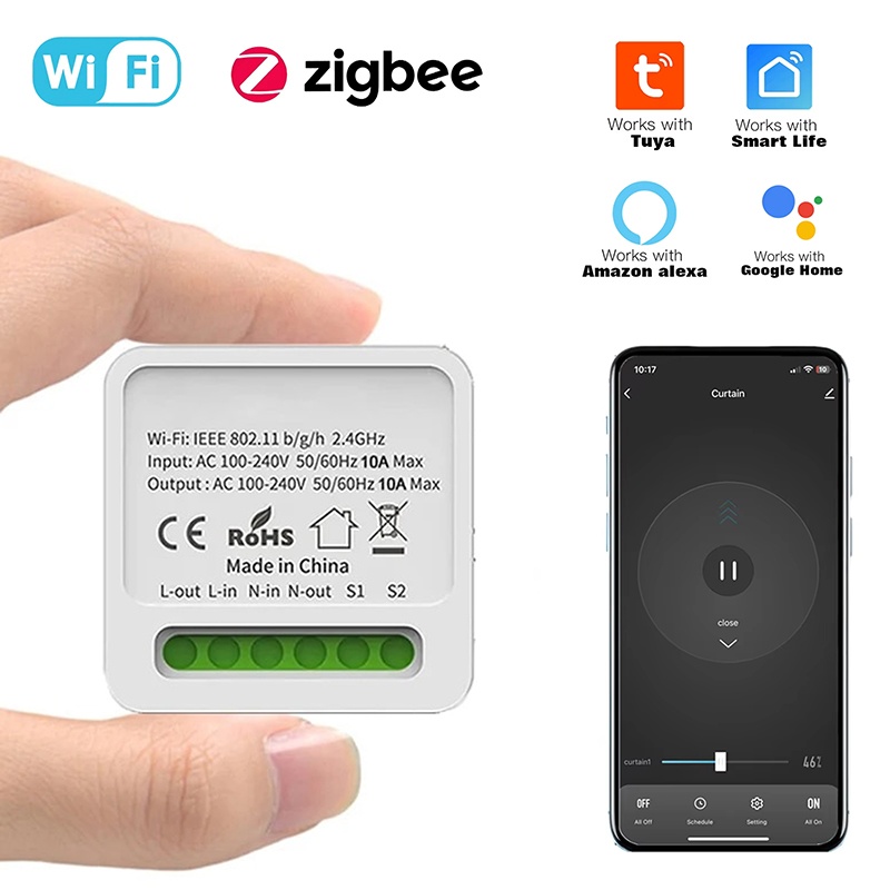 Diy Home Automation Controller - Tuya 16A Мини Wi-Fi Смарт-переключатель DIY