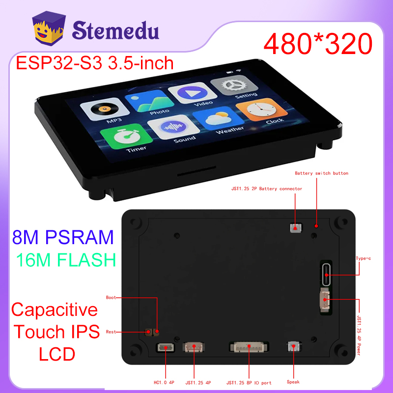 Home Automation Arduino - Мини-флэш-память 3,5 дюймов емкостный сенсорный IPS-модуль