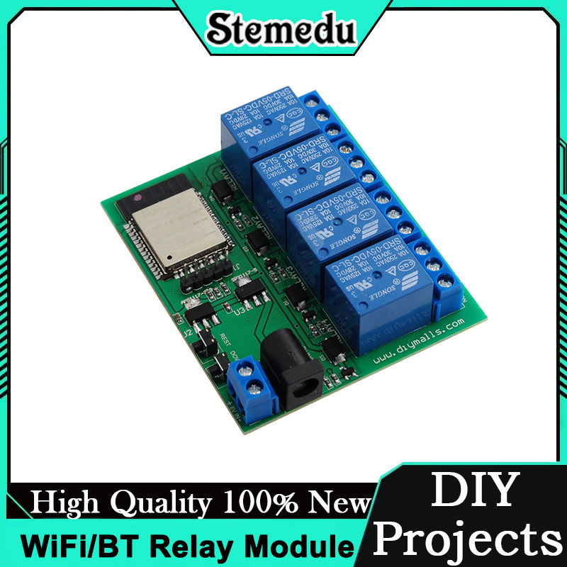 ESP32S 4-канальный релейный мо – обзор и цена Iot Diy Home Automation