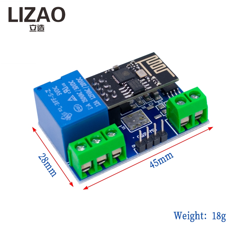 Модуль Wi-Fi реле LIZAO ESP826 – обзор и цена Iot Diy Home Automation